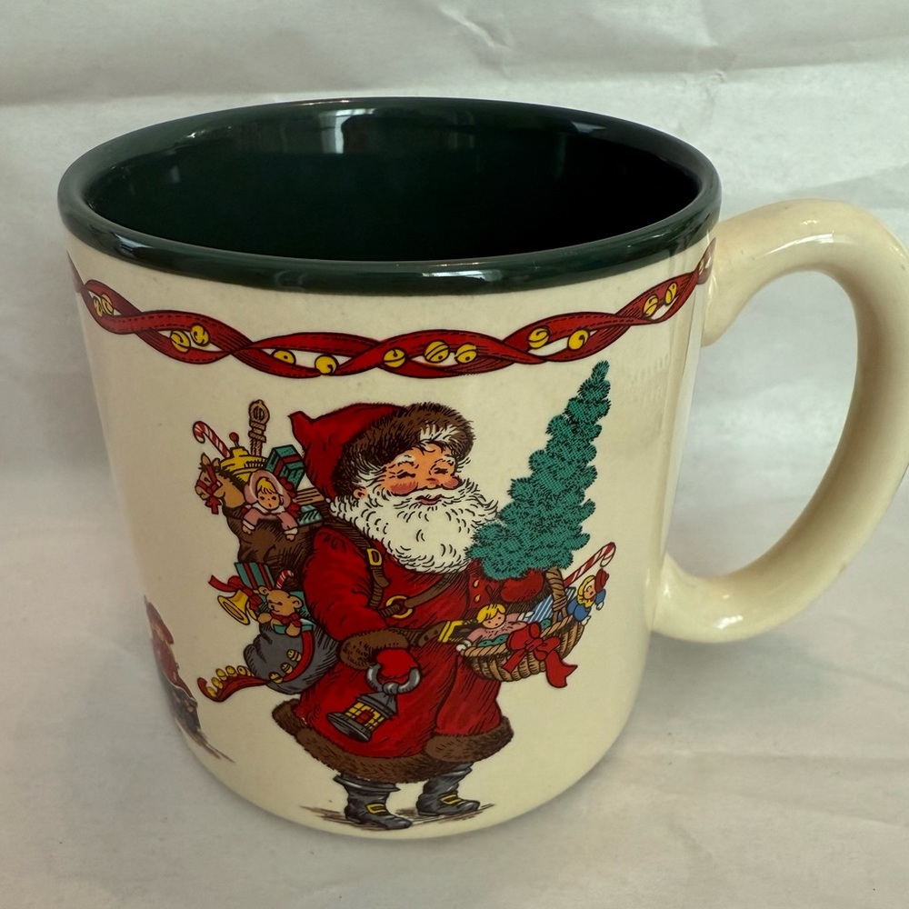 Vintage Kris Kringle Potpourri Press 1991 Santa Claus Ceramic Mug